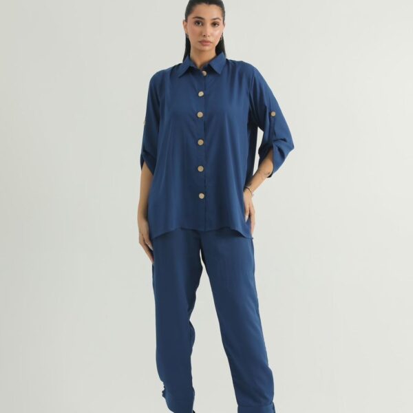 Classic Co-ord Set Blue (triple crepe fabric) (Copy)