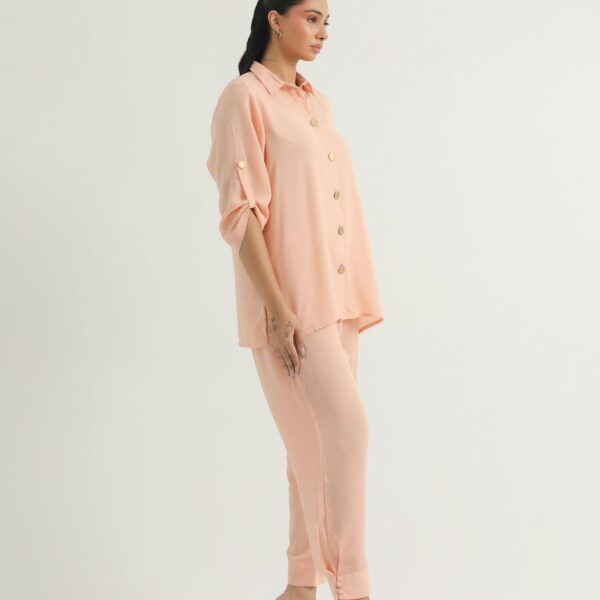 Classic Co-ord Set tea pink (triple crepe fabric)